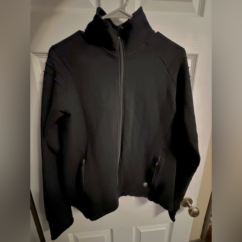 Born Primitive black stretchy zip up. Size L